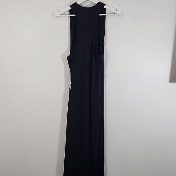Rag & Bone Black Luca Midi Dress Size Medium - Picture 5 of 7